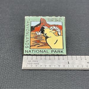 Canyonlands National Park Souvenir Enamel Pin Badge Travel Utah Bighorn Sheep